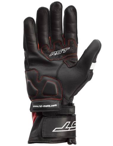 Guantes RST Pilot Negro/Rojo/Blanco