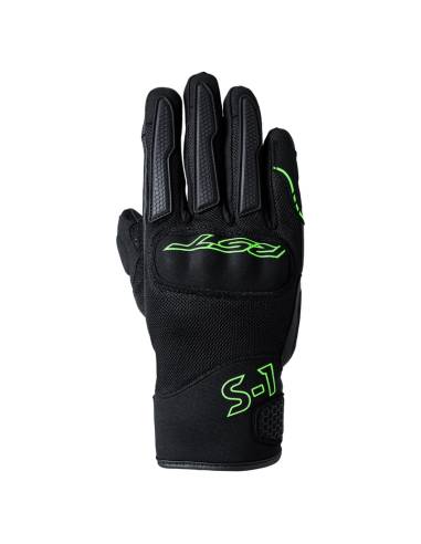 Guantes RST S1 Mesh CE Negro/Verde Fluo