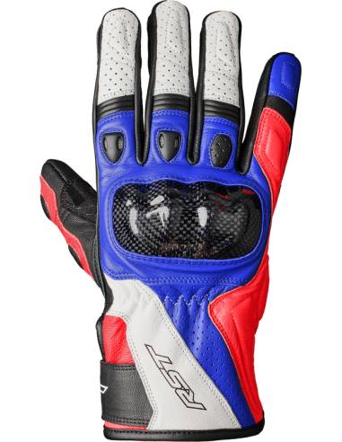 Guantes RST Stunt 3 Rojo/Blanco/Azul