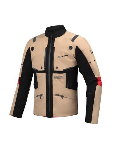 Chaqueta IXON M-Skeid Arena/Negro/Rojo