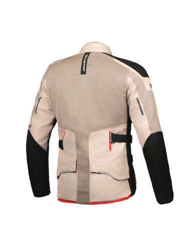 Chaqueta IXON M-Njord Arena/Negro/Rojo