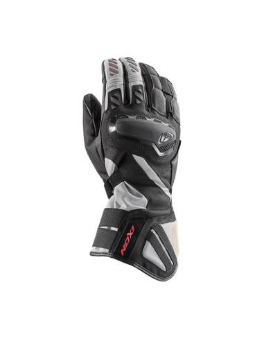 Guantes IXON MS Drakkar Negro/Gris/Rojo
