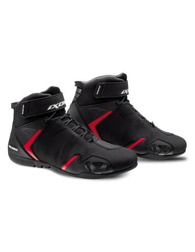 Botas IXON Gambler Waterproof Negro/Rojo