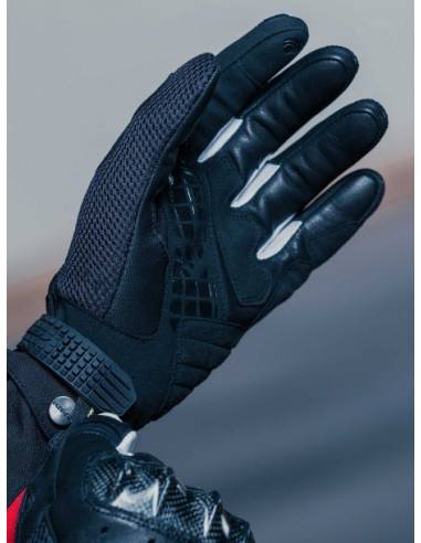 Guantes SPIDI G-CARBON Negro/Blanco