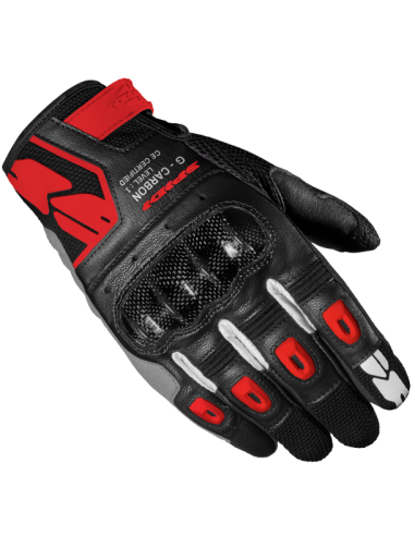 Guantes SPIDI G-CARBON Rojo