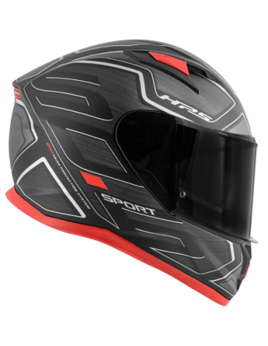 Casco GIVI 50.6 Deep Negro/Rojo Mate
