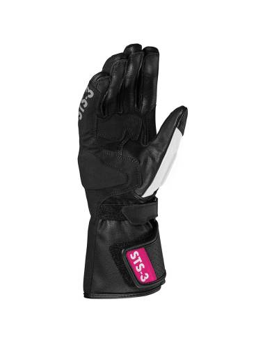 Guantes SPIDI STS-3 Lady Negro/Fucsia