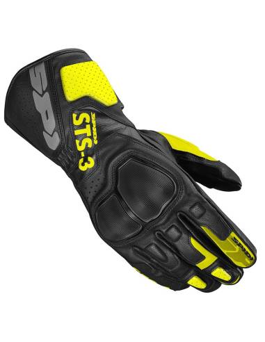 Guantes SPIDI STS-3 Negro/Amarillo Fluo