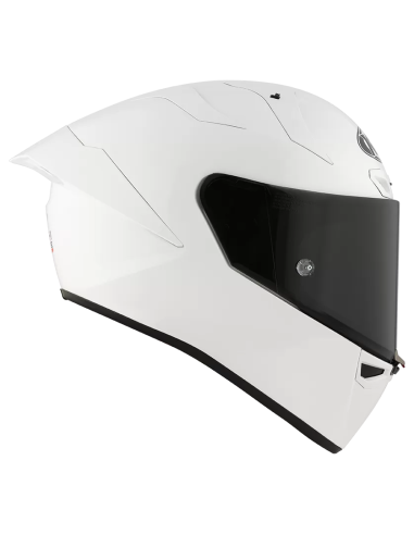 Casco KYT KX-1 Race GP Plain Blanco