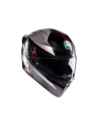 Casco AGV K1 S Lap Negro/Gris/Rojo