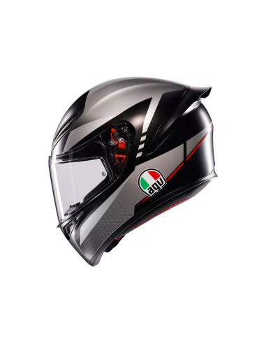 Casco AGV K1 S Lap Negro/Gris/Rojo