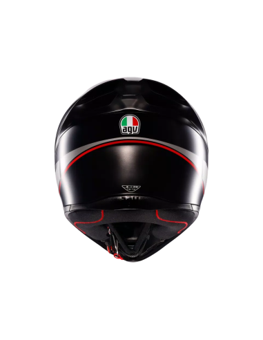 Casco AGV K1 S Lap Negro/Gris/Rojo