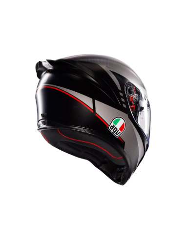 Casco AGV K1 S Lap Negro/Gris/Rojo
