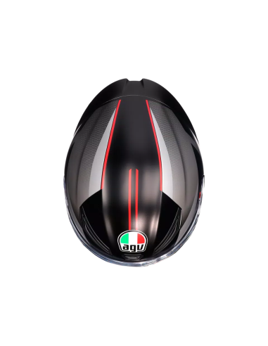Casco AGV K1 S Lap Negro/Gris/Rojo
