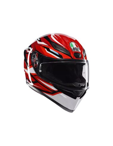 Casco AGV K1 S Lion Negro/Rojo/Blanco