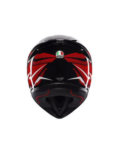 Casco AGV K1 S Lion Negro/Rojo/Blanco