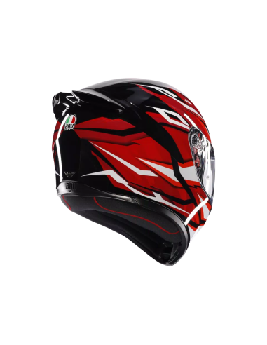 Casco AGV K1 S Lion Negro/Rojo/Blanco