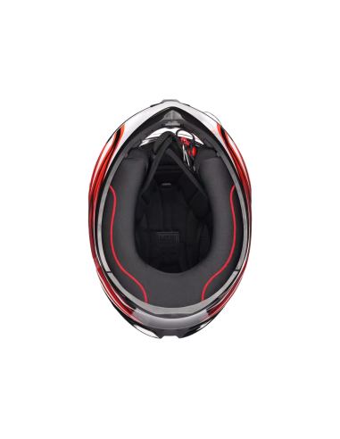 Casco AGV K1 S Lion Negro/Rojo/Blanco