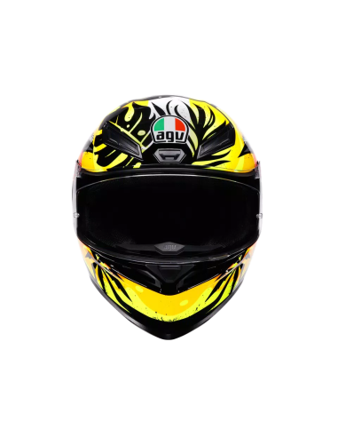 Casco AGV K1 S Tropicrush Negro/Naranja