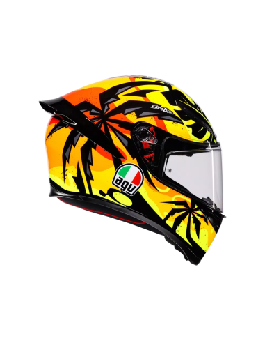 Casco AGV K1 S Tropicrush Negro/Naranja