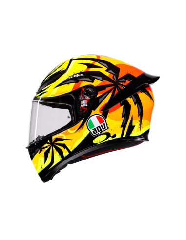 Casco AGV K1 S Tropicrush Negro/Naranja