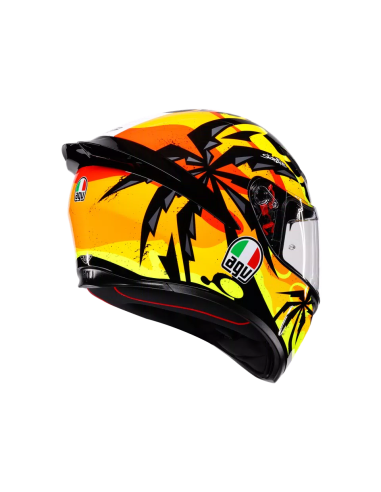 Casco AGV K1 S Tropicrush Negro/Naranja