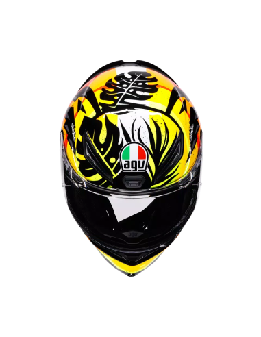 Casco AGV K1 S Tropicrush Negro/Naranja