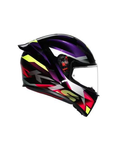 Casco AGV K1 S Fastlap Negro/Morado/Rosa