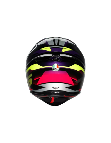 Casco AGV K1 S Fastlap Negro/Morado/Rosa