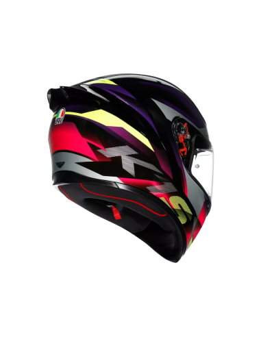 Casco AGV K1 S Fastlap Negro/Morado/Rosa