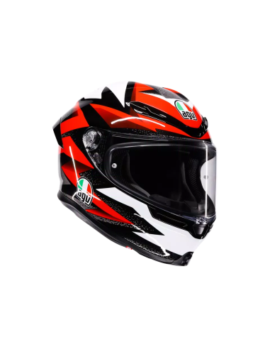Casco AGV K6 S Braven Negro/Rojo/Blanco