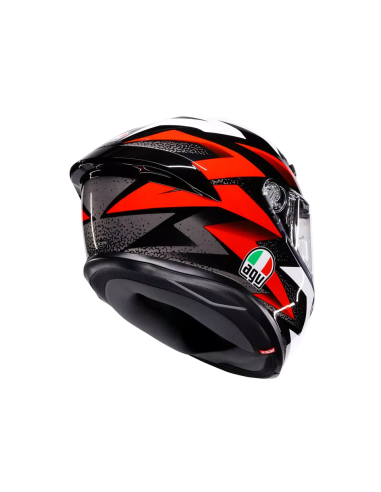 Casco AGV K6 S Braven Negro/Rojo/Blanco