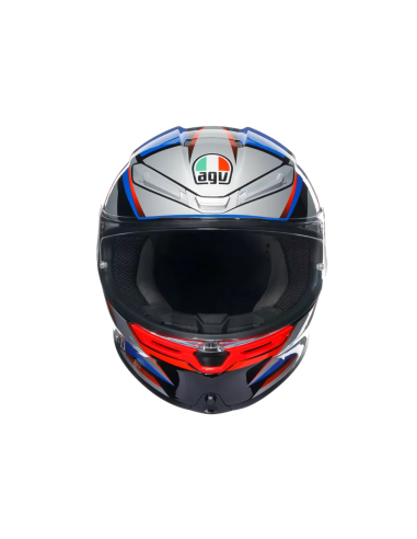 Casco AGV K6 S Slashcut Negro/Azul/Rojo