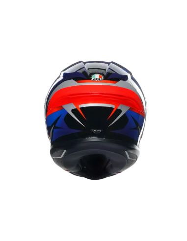 Casco AGV K6 S Slashcut Negro/Azul/Rojo