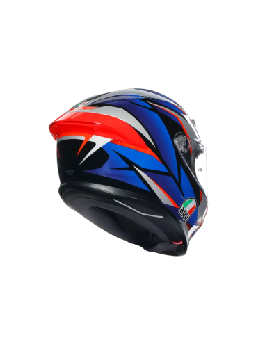Casco AGV K6 S Slashcut Negro/Azul/Rojo