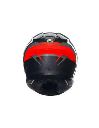 Casco AGV K6 S Slashcut Negro/Gris/Rojo
