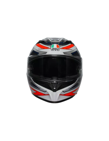 Casco AGV K3 Space Blanco Mate/Rojo Fluo
