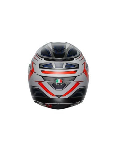 Casco AGV K3 Space Blanco Mate/Rojo Fluo
