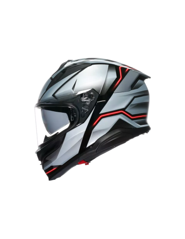 Casco AGV K7 Jaeger Negro/Plata