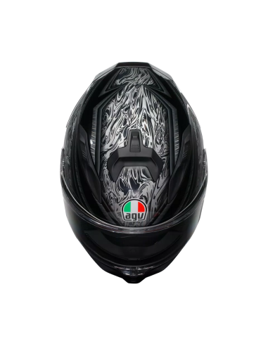 Casco AGV K7 Damascus Negro/Plata