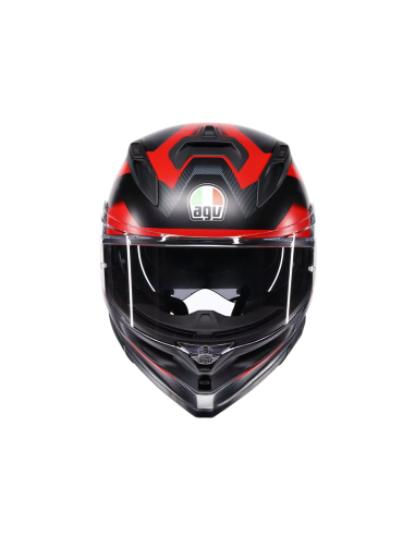 Casco AGV K7 Glimpse Negro Mate/Rojo