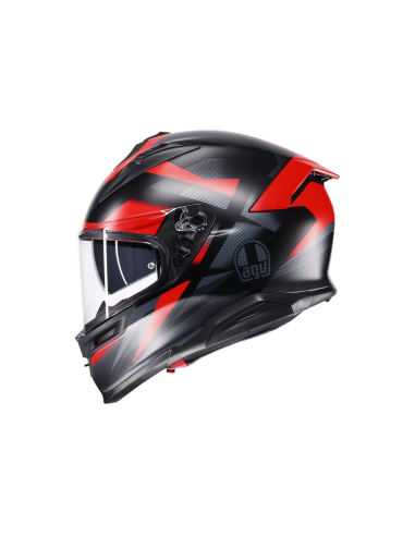 Casco AGV K7 Glimpse Negro Mate/Rojo