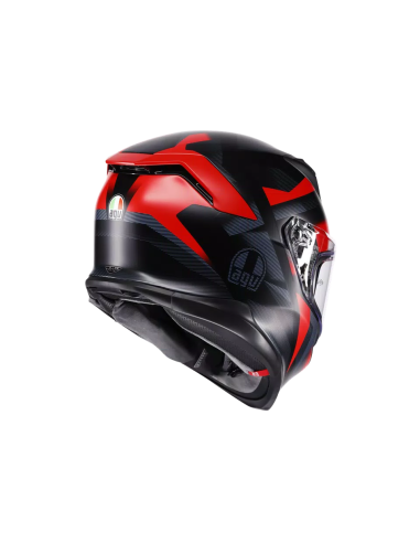 Casco AGV K7 Glimpse Negro Mate/Rojo