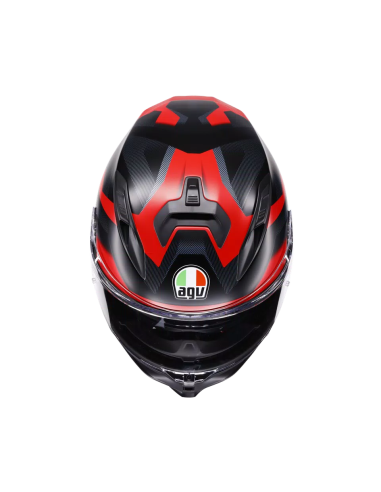Casco AGV K7 Glimpse Negro Mate/Rojo