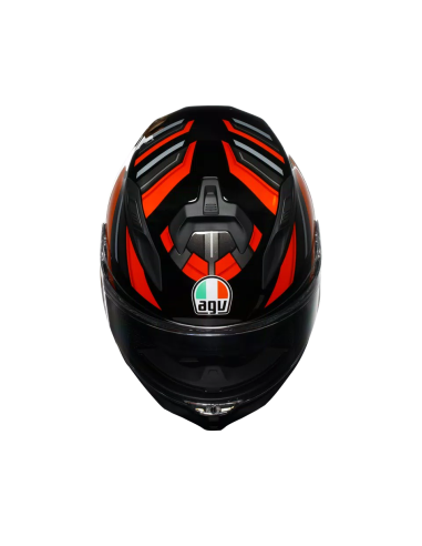 Casco AGV K7 Taurax Negro/Rojo