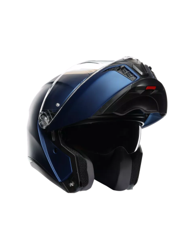 Casco AGV Tourmodular Galassia Azul Mate