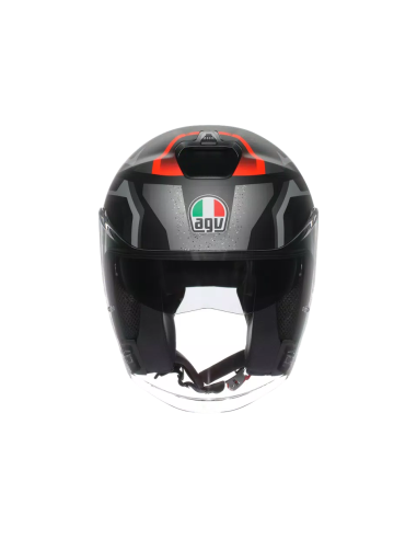 Casco AGV Irides Zurigo Negro Mate/Gris