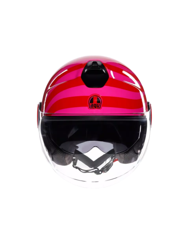 Casco AGV Eteres Tropea Rojo/Rosa