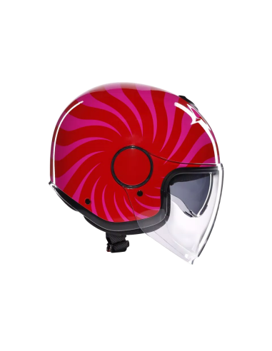 Casco AGV Eteres Tropea Rojo/Rosa