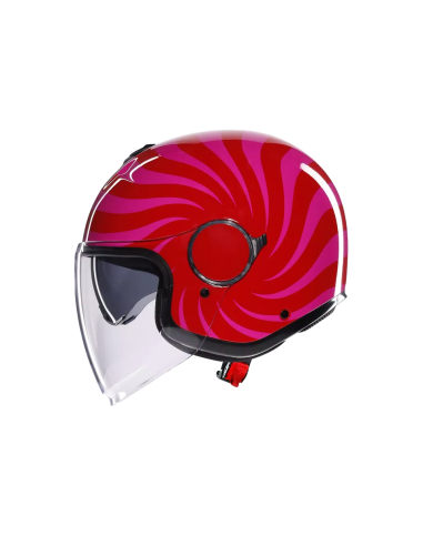 Casco AGV Eteres Tropea Rojo/Rosa